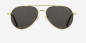 Preview: Lunettes de soleil American Optical General Gold/Grey polarized 58/14