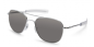 Preview: Sonnenbrille American Optical Original Pilot Silver/Grey, polarisierend 57/20