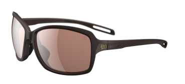 Sonnenbrille evil eye basou dark brown matt LST contrast silver