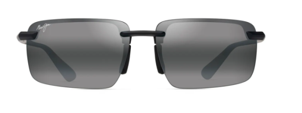 Lunette de soleil Maui Jim Laulima MJ626-02 Matte black NEUTRAL GREY