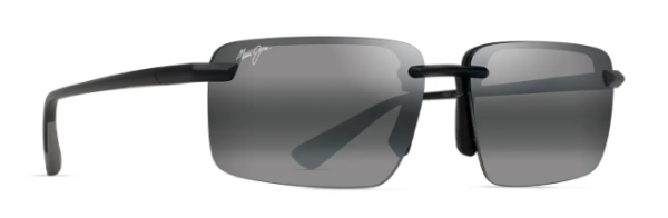 Lunette de soleil Maui Jim Laulima MJ626-02 Matte black NEUTRAL GREY