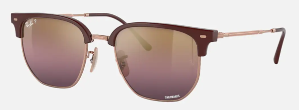 Sonnenbrille Ray Ban New Clubmaster 6654/G9 polarisierend chromance