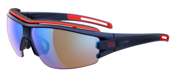 Sonnenbrille evil eye Trace pro navy metallic LST bluelight vario bluemirror