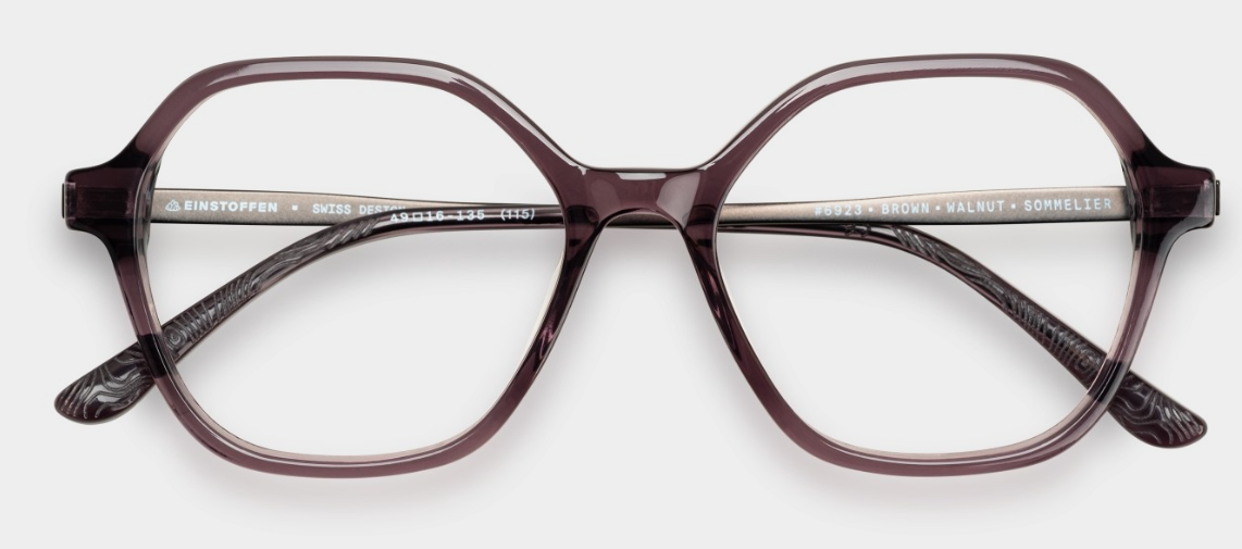 Brillenfassung Einstoffen Sommelier #6923 (115) Brown & Walnut