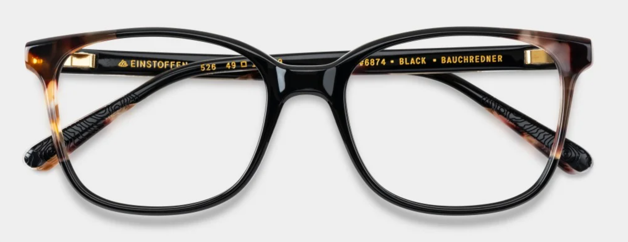 Brillenfassung Einstoffen Bauchredner Black #6874 (534)